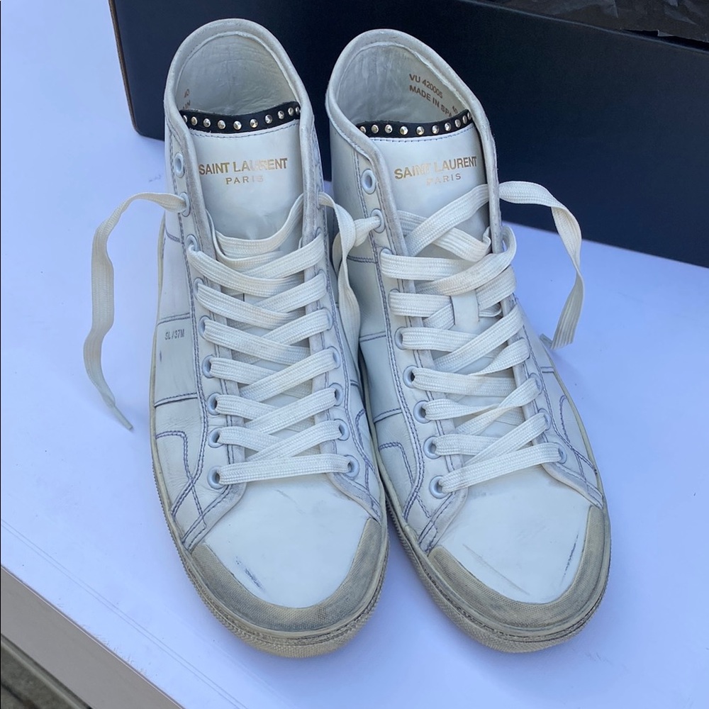 SAINT LAURENT High Top Sneakers - Picture 2 of 12
